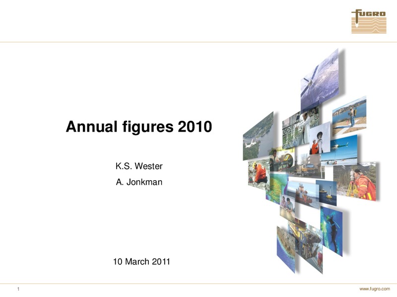 ANNUAL FIGURES 2010 – FUGRO – slide 1