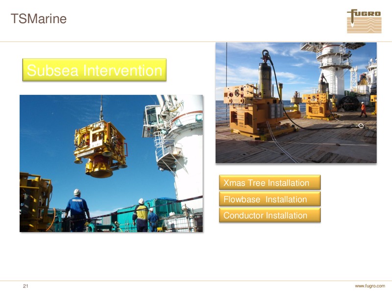 ANNUAL FIGURES 2010 – FUGRO – slide 21
