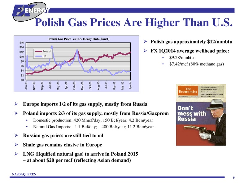 Investor Presentation – Fx Energy Inc. – slide 5