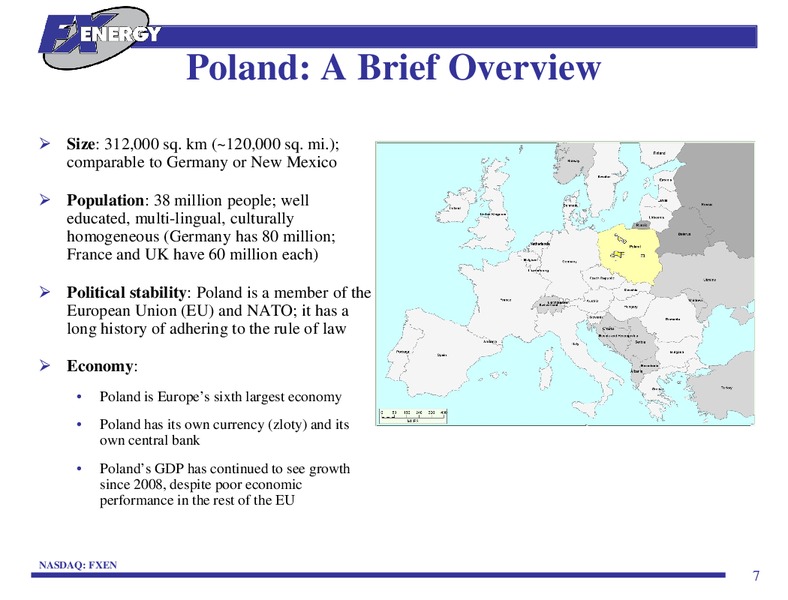 Investor Presentation – Fx Energy Inc. – slide 6