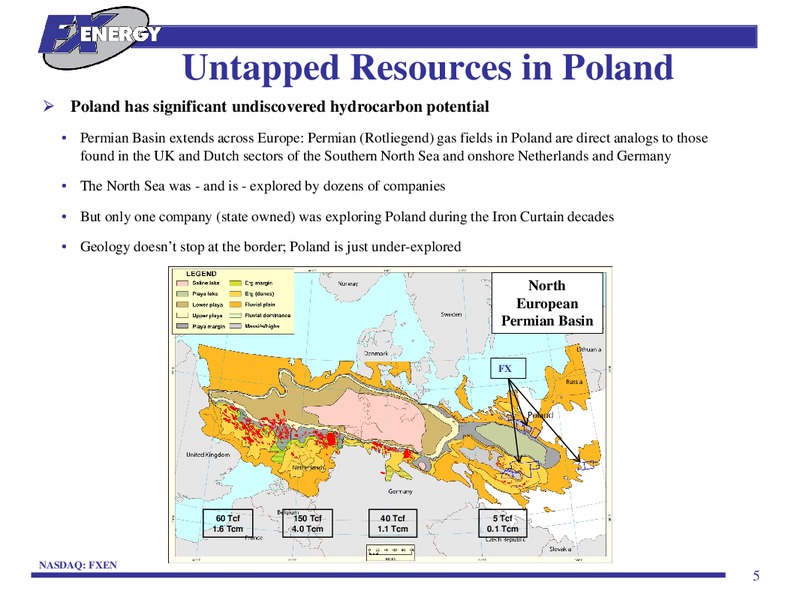 POLAND A Unique Play on the Strong European Gas Market – Fx Energy Inc. – slide 4
