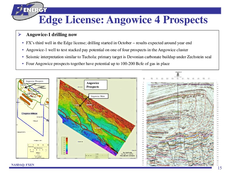 Investor Presentation – Fx Energy Inc. – slide 14
