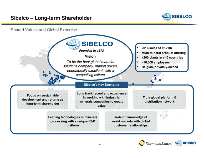 Creating a Leader in Proppant and Industrial Materials Solutions – Fairmount Santrol – slide 14