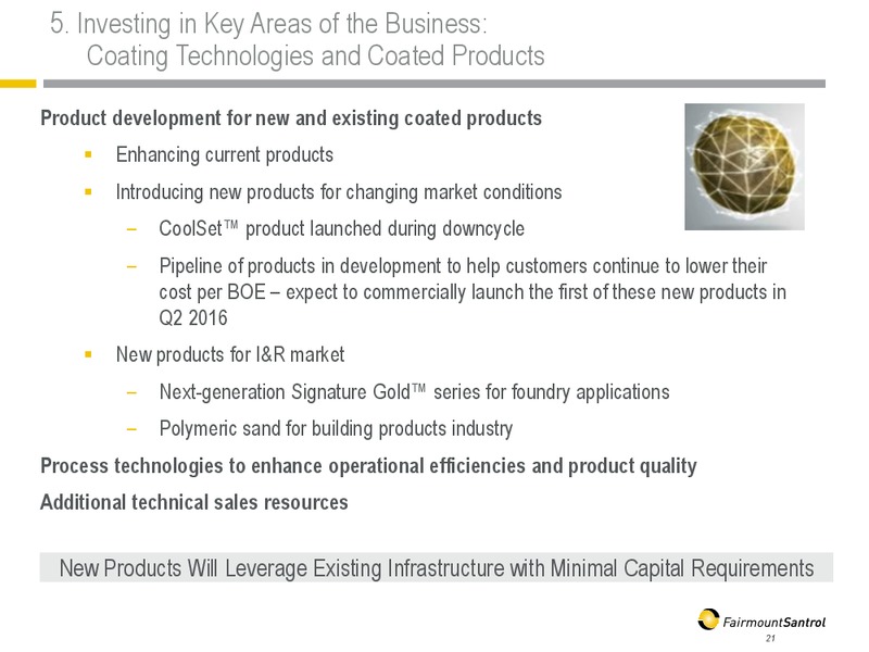 April 2016 Investor Presentation – Fairmount Santrol – slide 20
