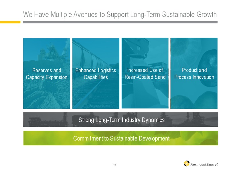 WELLS FARGO 13TH ANNUAL ENERGY SYMPOSIUM – Fairmount Santrol – slide 13