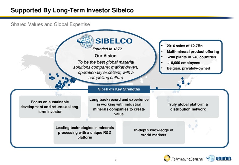 Fairmount Santrol and Unimin to Combine – Fairmount Santrol – slide 7