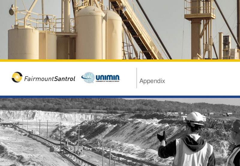 Fairmount Santrol and Unimin to Combine – Fairmount Santrol – slide 20