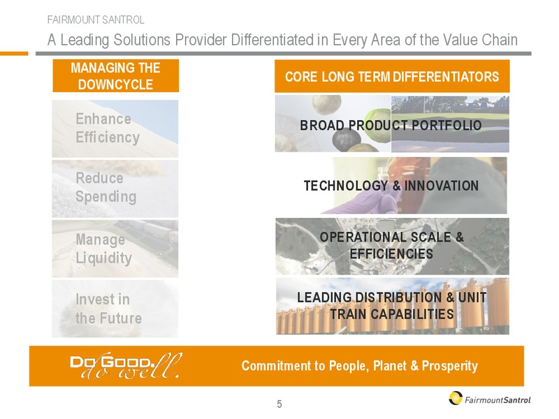 December 2016 Investor Presentation – Fairmount Santrol – slide 5
