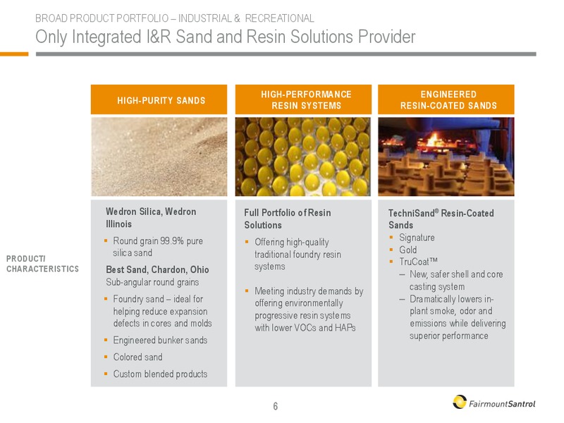 December 2016 Investor Presentation – Fairmount Santrol – slide 6