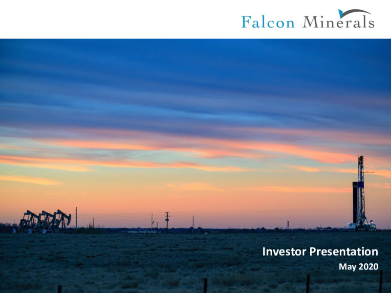 1Q 2020 Earnings Presentation – Falcon Minerals – slide 1