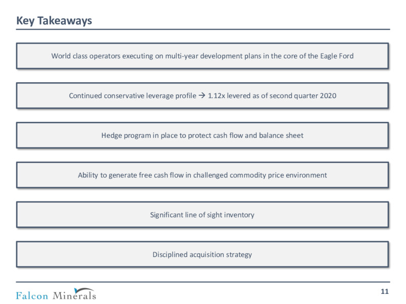 September 2020 Investor Presentation – Falcon Minerals – slide 10