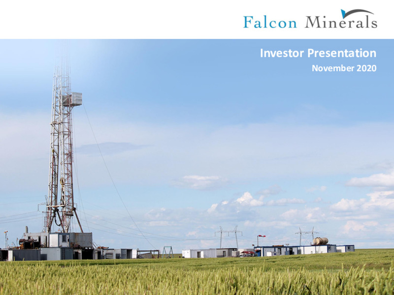 Q3 2020 Earnings Presentation – Falcon Minerals – slide 1