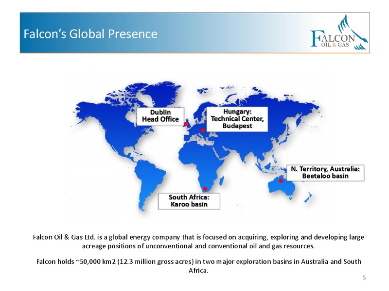 JUNE 2015 CORPORATE PRESENTATION – Falcon Oil & Gas Ltd. – slide 3