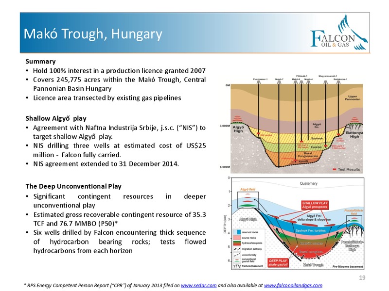 CORPORATE PRESENTATION – Falcon Oil & Gas Ltd. – slide 17