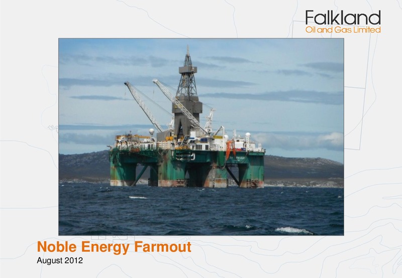 Noble Energy Farm-Out Presentation – Falkland Oil and Gas Ltd.(FOGL) – slide 1