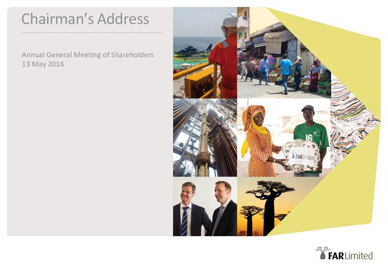 Annual General Meeting of Shareholders – Far Limited – slide 1