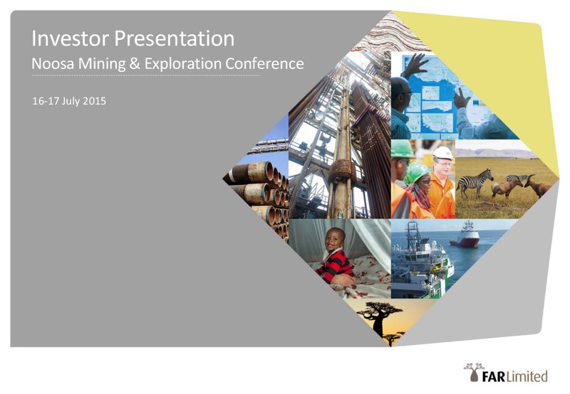 NOOSA MINING AND EXPLORATION CONFERENCE – Far Limited – slide 1