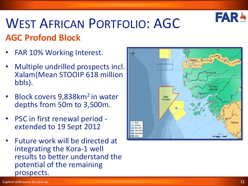 AFRICA DOWN UNDER CONFERENCE – Far Limited – slide 10