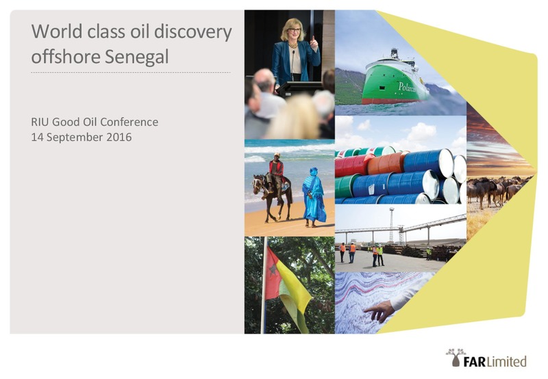 RIU Good Oil Conference – Far Limited – slide 1