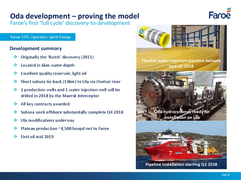 Analyst Presentation – Faroe Petroleum – slide 25
