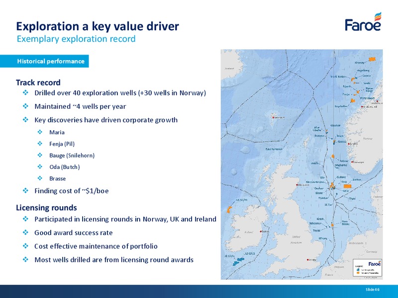Analyst Presentation – Faroe Petroleum – slide 45