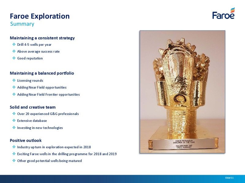 Analyst Presentation – Faroe Petroleum – slide 50