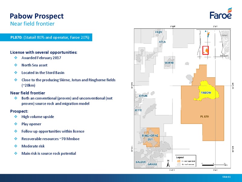 Analyst Presentation – Faroe Petroleum – slide 60
