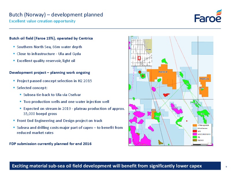 2015 Preliminary Results – Faroe Petroleum – slide 9