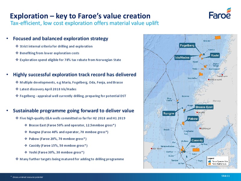 May 2018 Company Presentation – Faroe Petroleum – slide 10