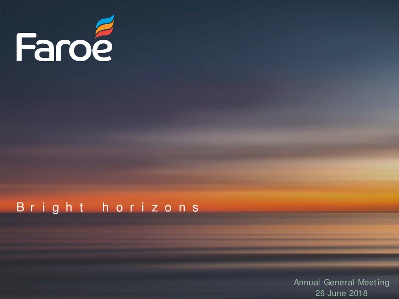 June 2018 Corporate Presentation – Faroe Petroleum – slide 1