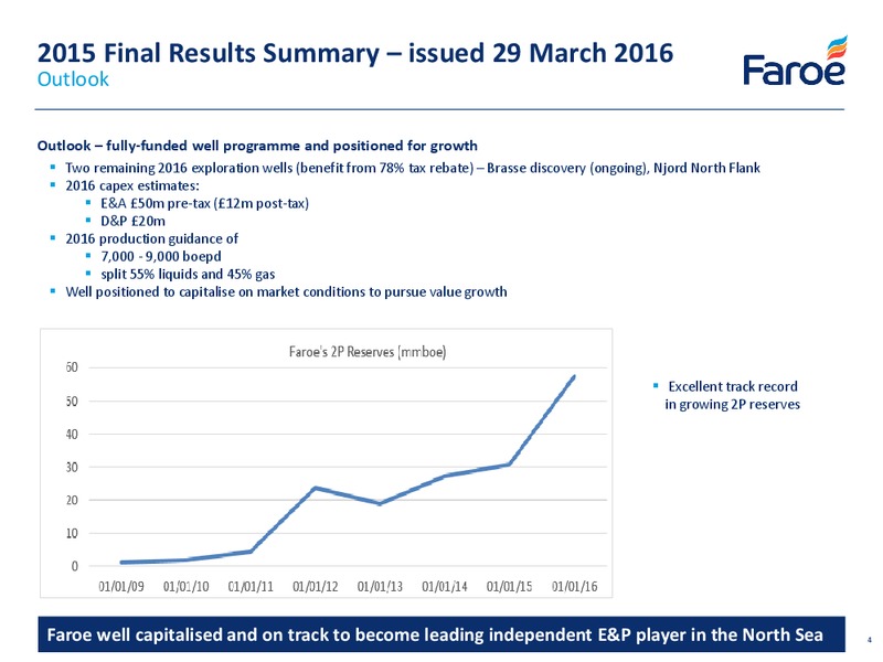 Annual General Meeting – Faroe Petroleum – slide 4