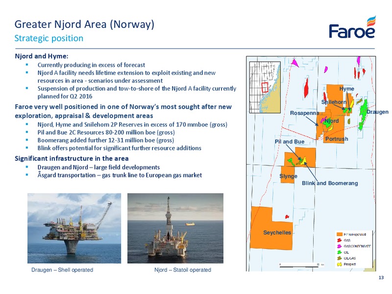 November 2015 Investor Presentation – Faroe Petroleum – slide 12