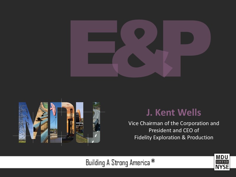 Fidelity Exploration And Production – Fidelity Exploration & Production – slide 1