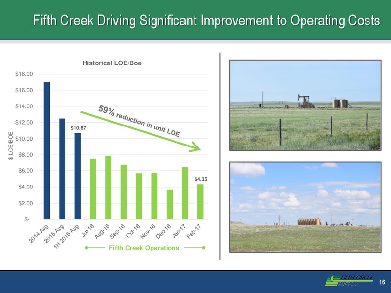 3Q 2017 Update – Fifth Creek Energy – slide 16