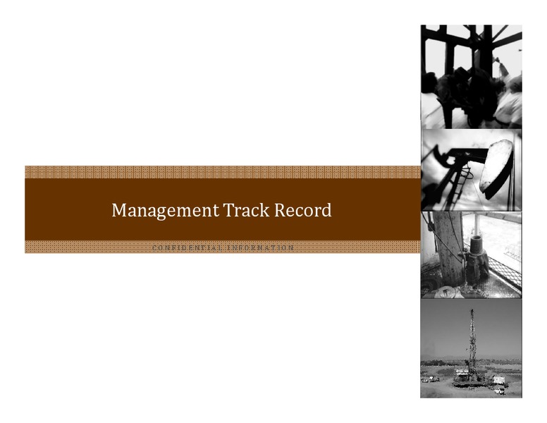 OVERVIEW AND BUSINESS PLAN SUMMARY – Fifth Creek Energy – slide 6