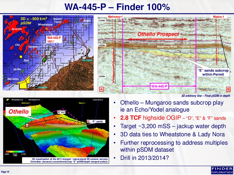 January 2013 Corporate Overview – Finder Exploration Corp – slide 19