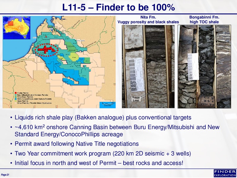 January 2013 Corporate Overview – Finder Exploration Corp – slide 21