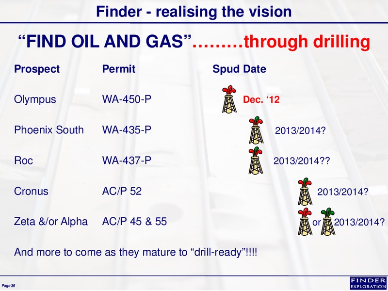 January 2013 Corporate Overview – Finder Exploration Corp – slide 36