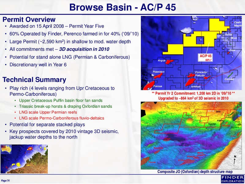 January 2013 Corporate Overview – Finder Exploration Corp – slide 73