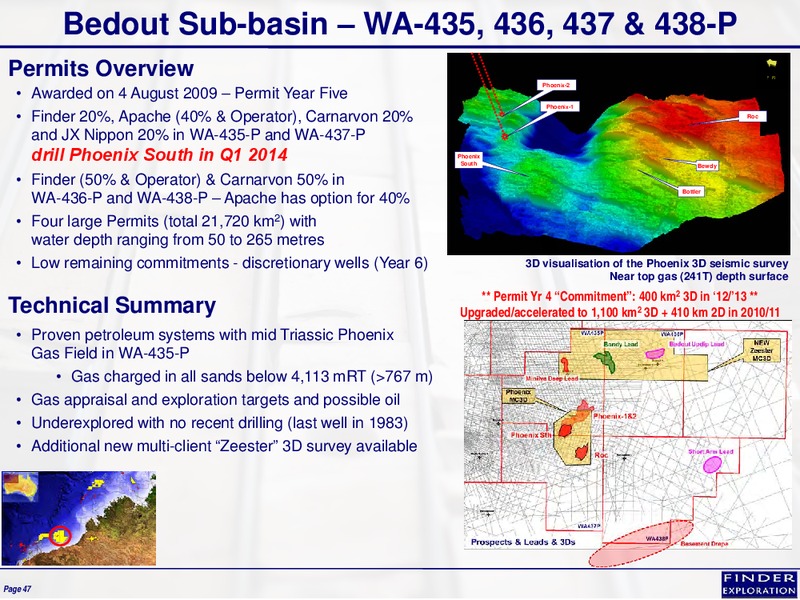 January 2014 Corporate Overview – Finder Exploration Corp – slide 47