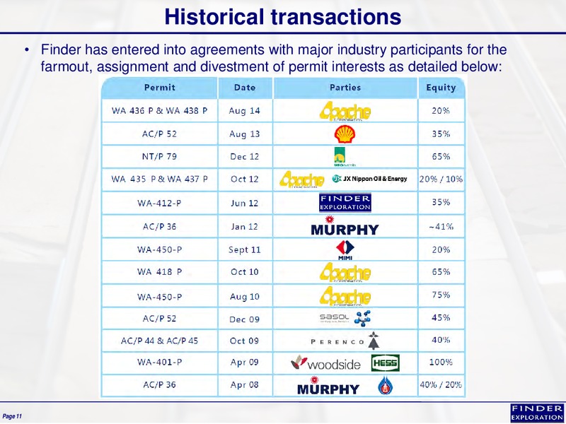 February 2015 Corporate Overview – Finder Exploration Corp – slide 11