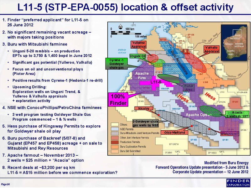 March 2014 Corporate Overview – Finder Exploration Corp – slide 84