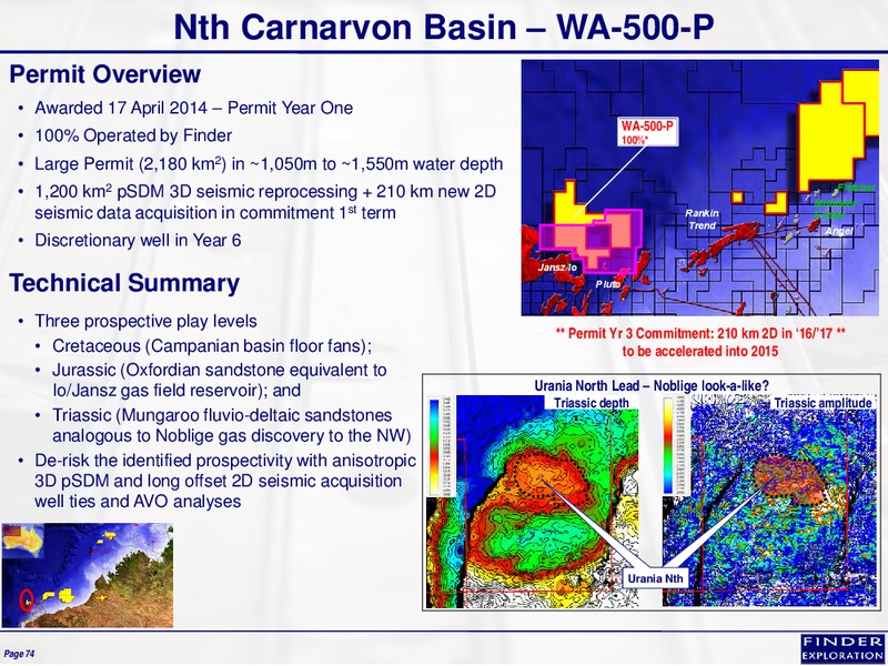 March 2015 Corporate Overview – Finder Exploration Corp – slide 73
