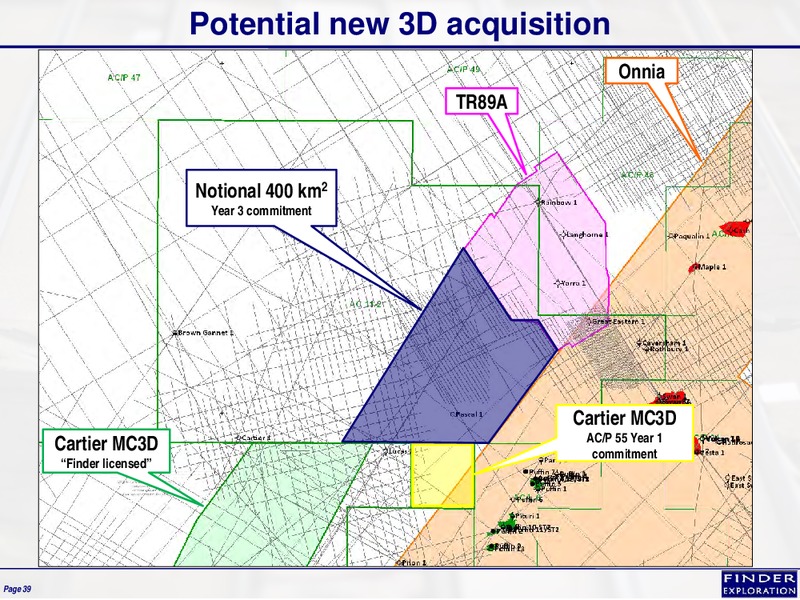 Northern Browse Asset Overview – Finder Exploration Corp – slide 39