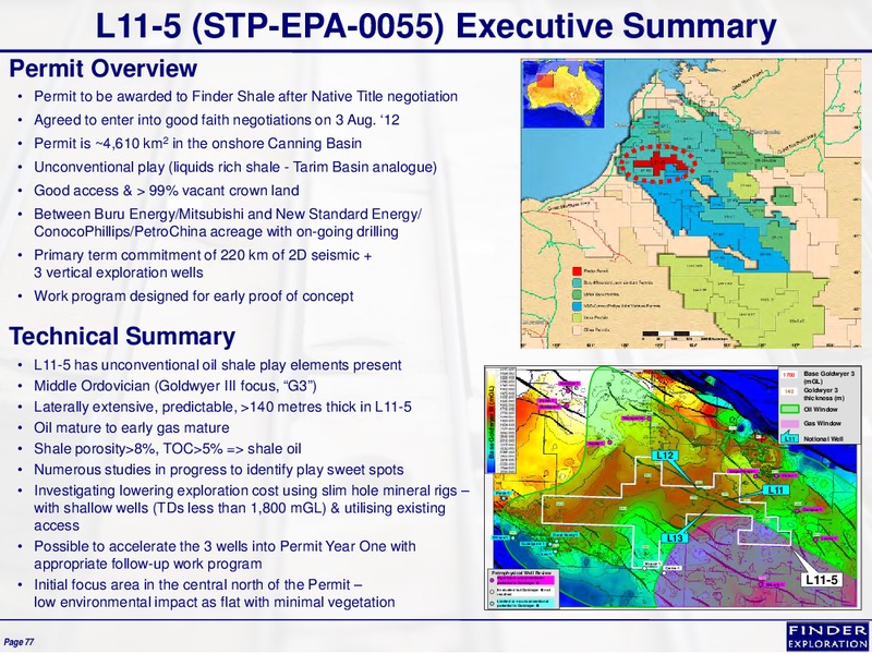 August 2013 Corporate Overview – Finder Exploration Corp – slide 76