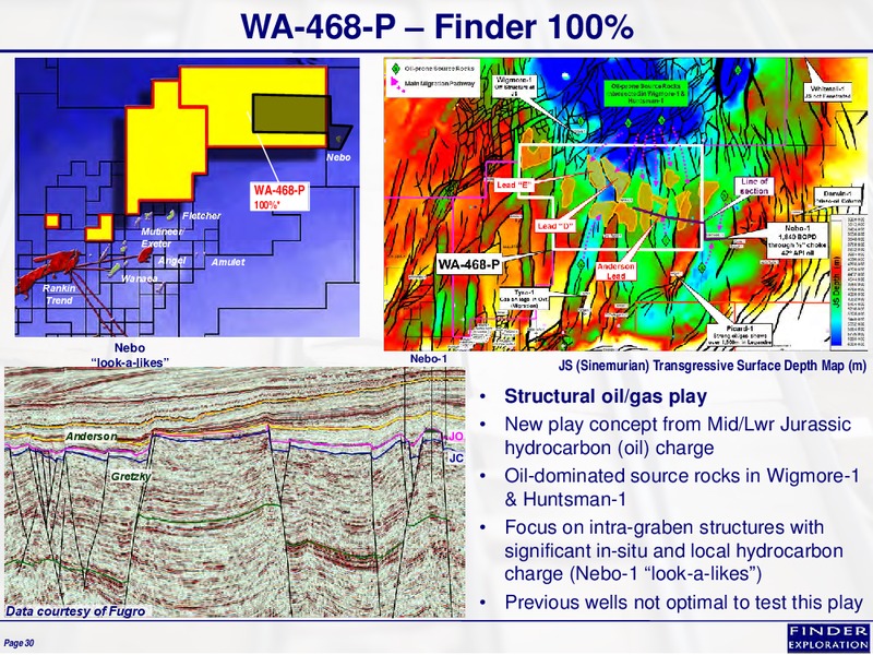 November 2014 Corporate Overview – Finder Exploration Corp – slide 30