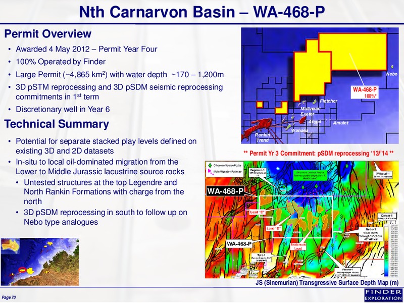 July 2015 Investor Presentation – Finder Exploration Corp – slide 70