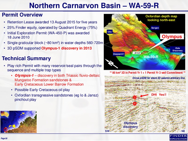 September 2015 Investor Presentation – Finder Exploration Corp – slide 50