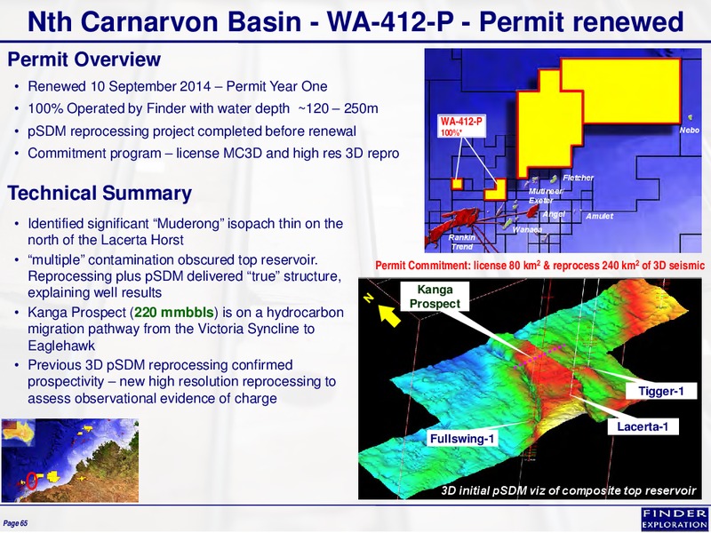September 2015 Investor Presentation – Finder Exploration Corp – slide 65