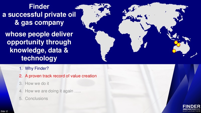 RIU Good Oil Conference – Finder Exploration Corp – slide 12